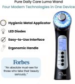 Pure Daily Care Luma - 4 in 1 Skin Therapy Wand - Ion Therapy LED Light Machine - Wave Stimulation- Massage - Anti Aging - Lift & Firm Tighten Skin Wrinkles - Image 3
